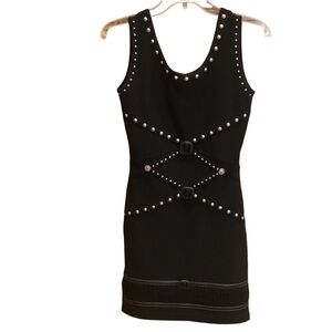 Andrea Isabelle Black Knit Dress Small